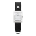 Stainless Steel Calfskin 20mm Malice Quartz Watch Black