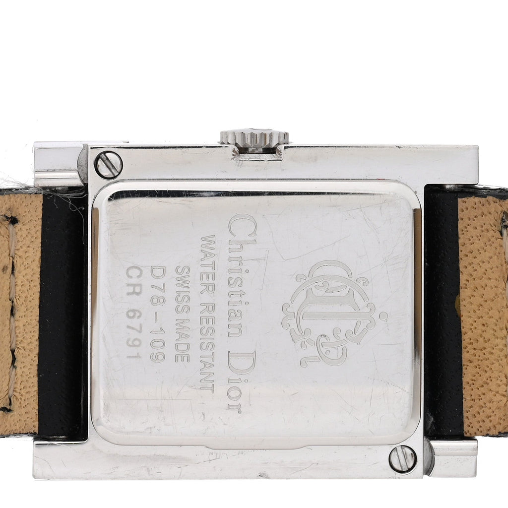 Stainless Steel Calfskin 20mm Malice Quartz Watch Black