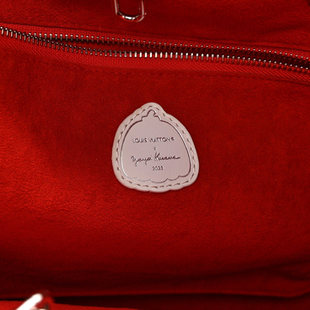 LV X YK Empreinte Infinity Dots Neverfull MM Rouge White