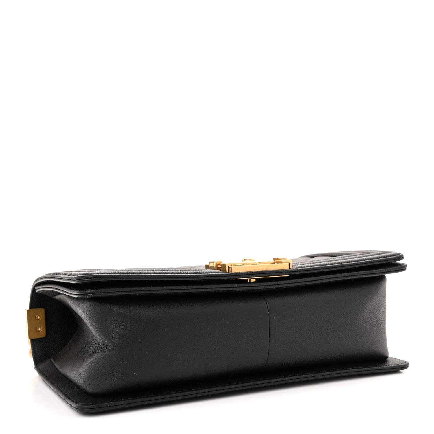 Caviar Quilted Medium Boy Flap Black