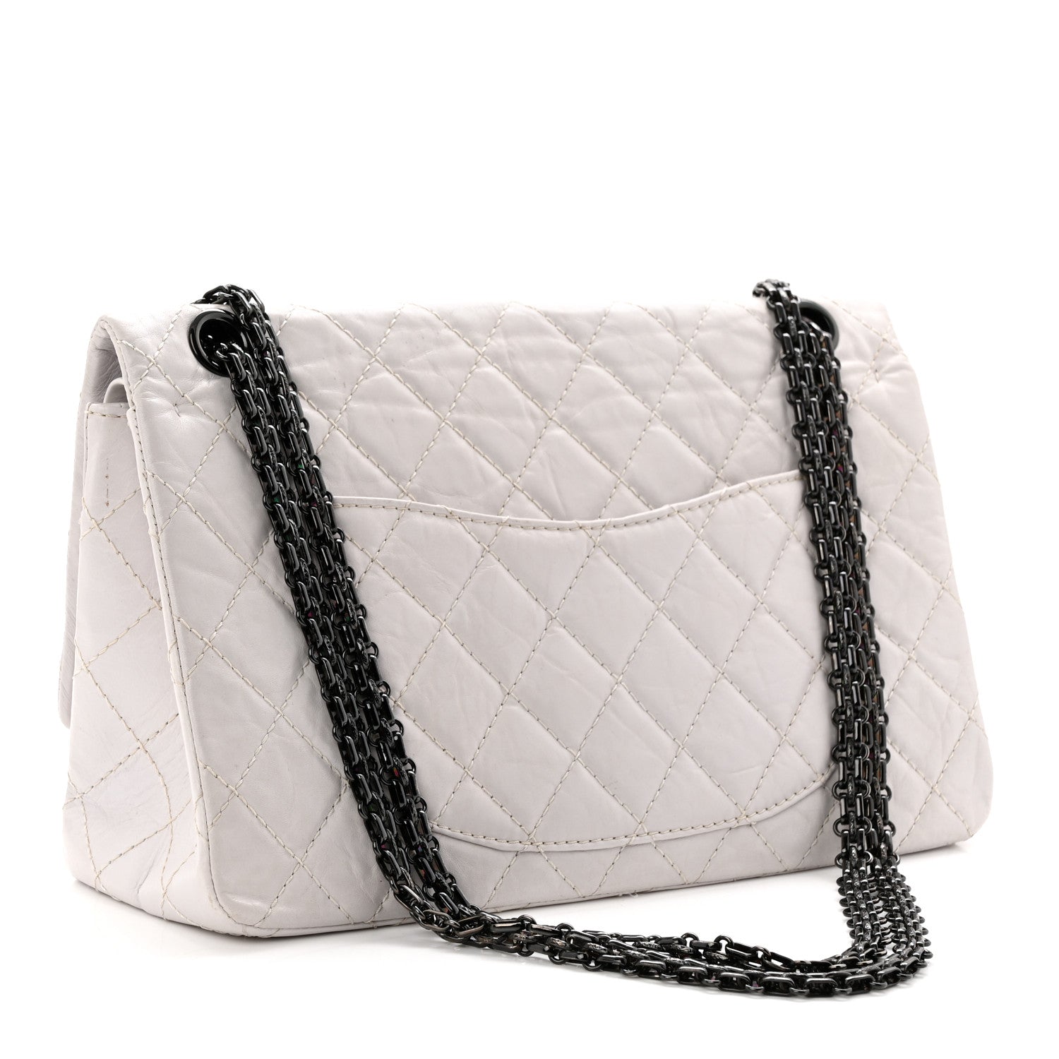 Aged Calfskin 2.55 Reissue 226 Flap White