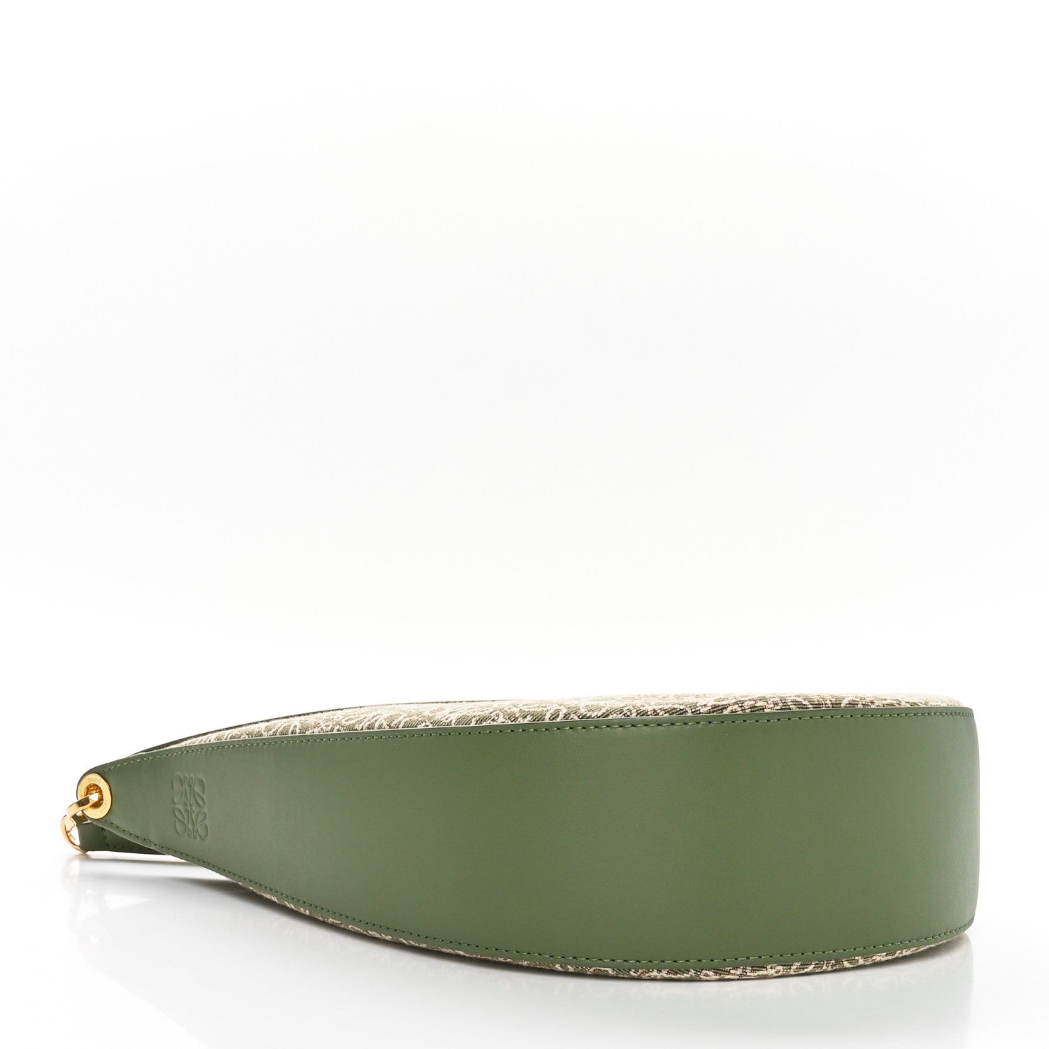 Jacquard Anagram Calfskin Luna Bag Avocado