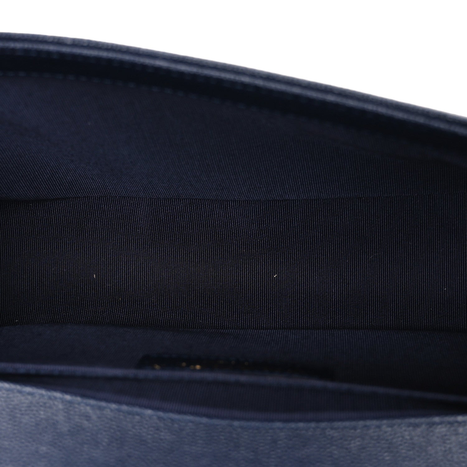 Caviar Quilted Medium Boy Flap Navy