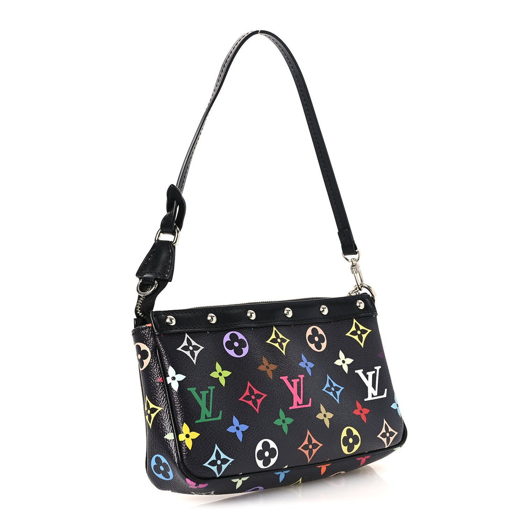 LV X TM Monogram Multicolor Pochette Accessories Black