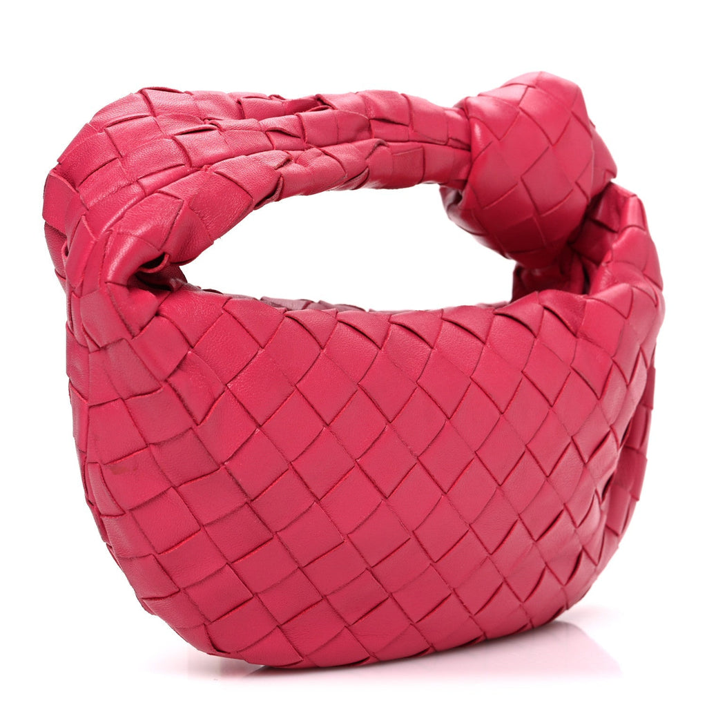 Nappa Intrecciato Mini Jodie Cranberry