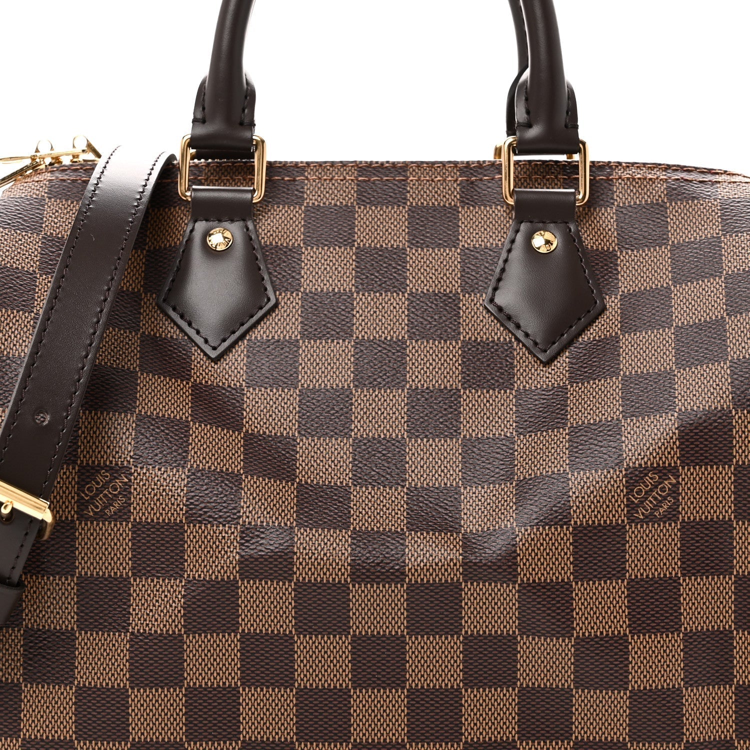 Damier Ebene Speedy Bandouliere 25
