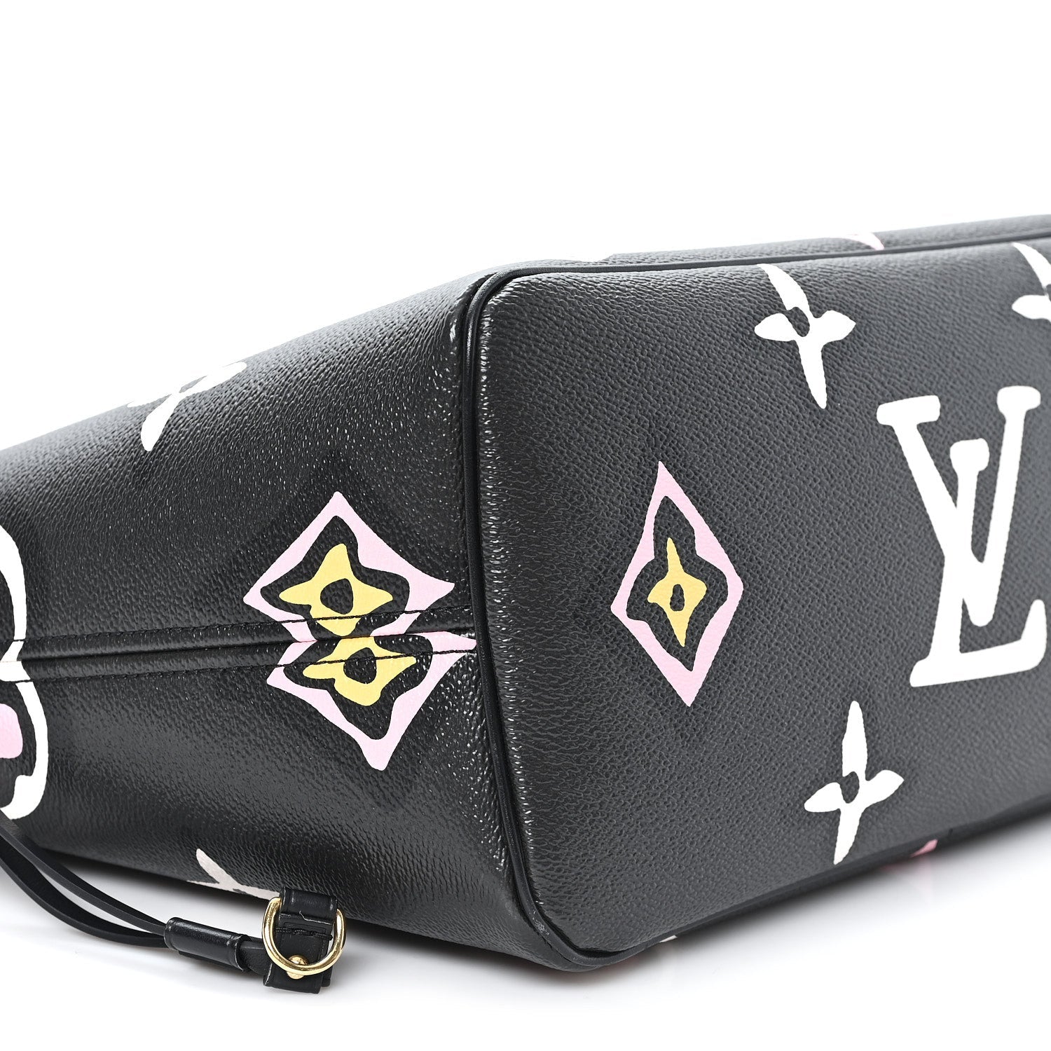 Monogram Giant Wild at Heart Neverfull MM Black