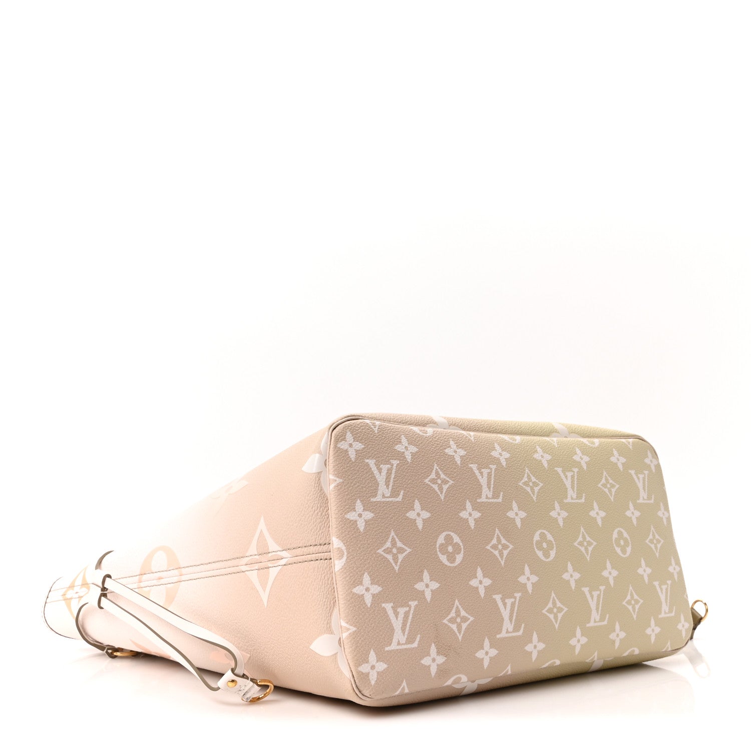 Monogram Giant Spring In The City Neverfull MM Sunset Kaki