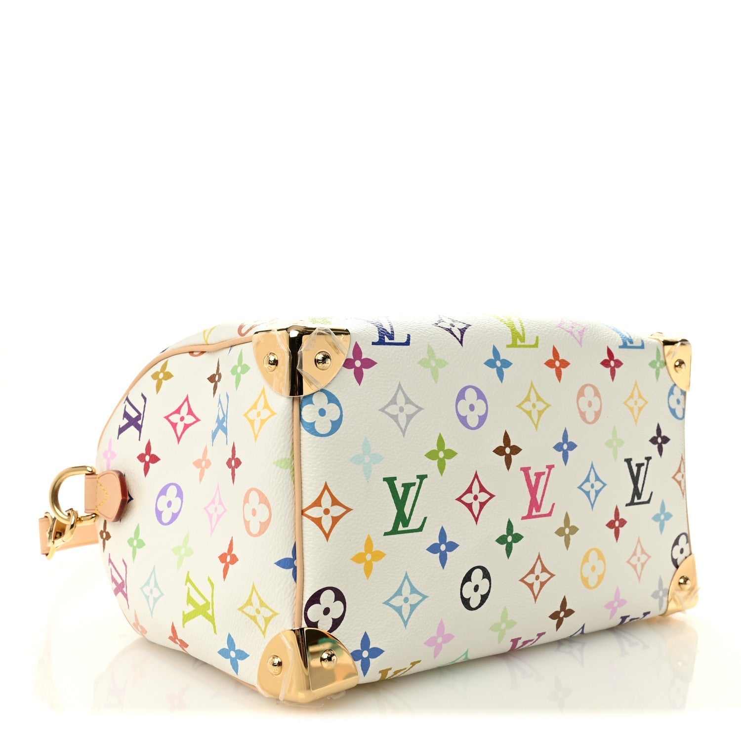 LV X TM Monogram Multicolor Speedy Bandouliere 25 White