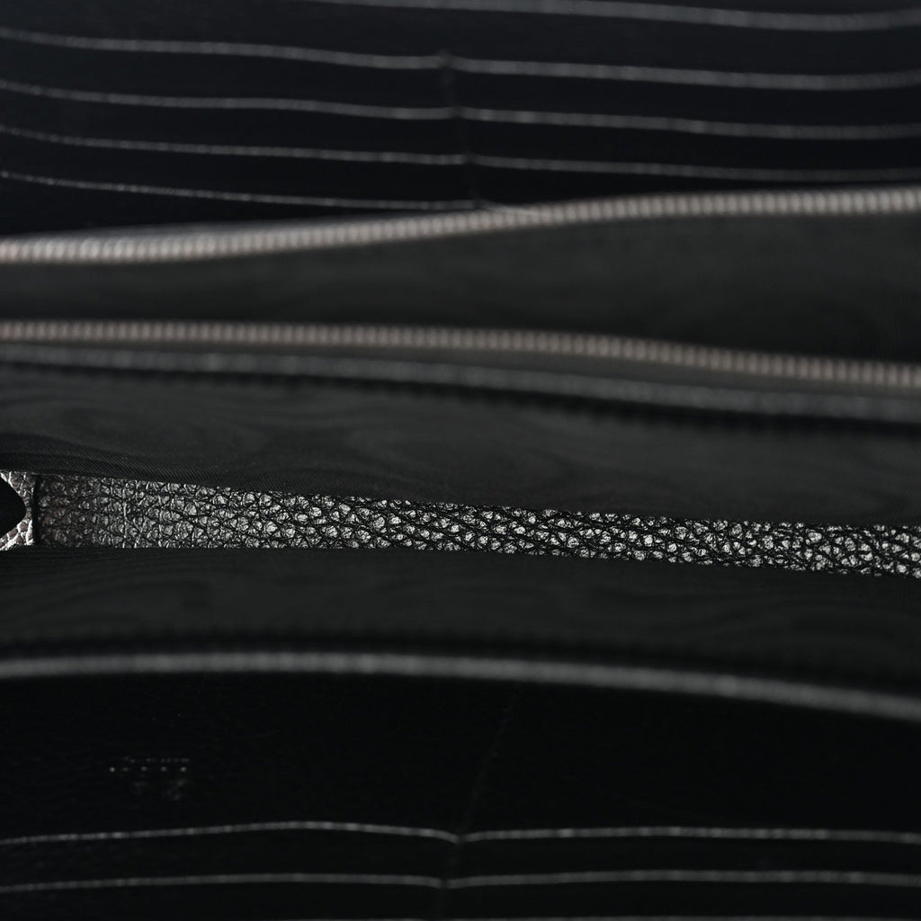 Calfskin GG Marmont Chain Wallet Black