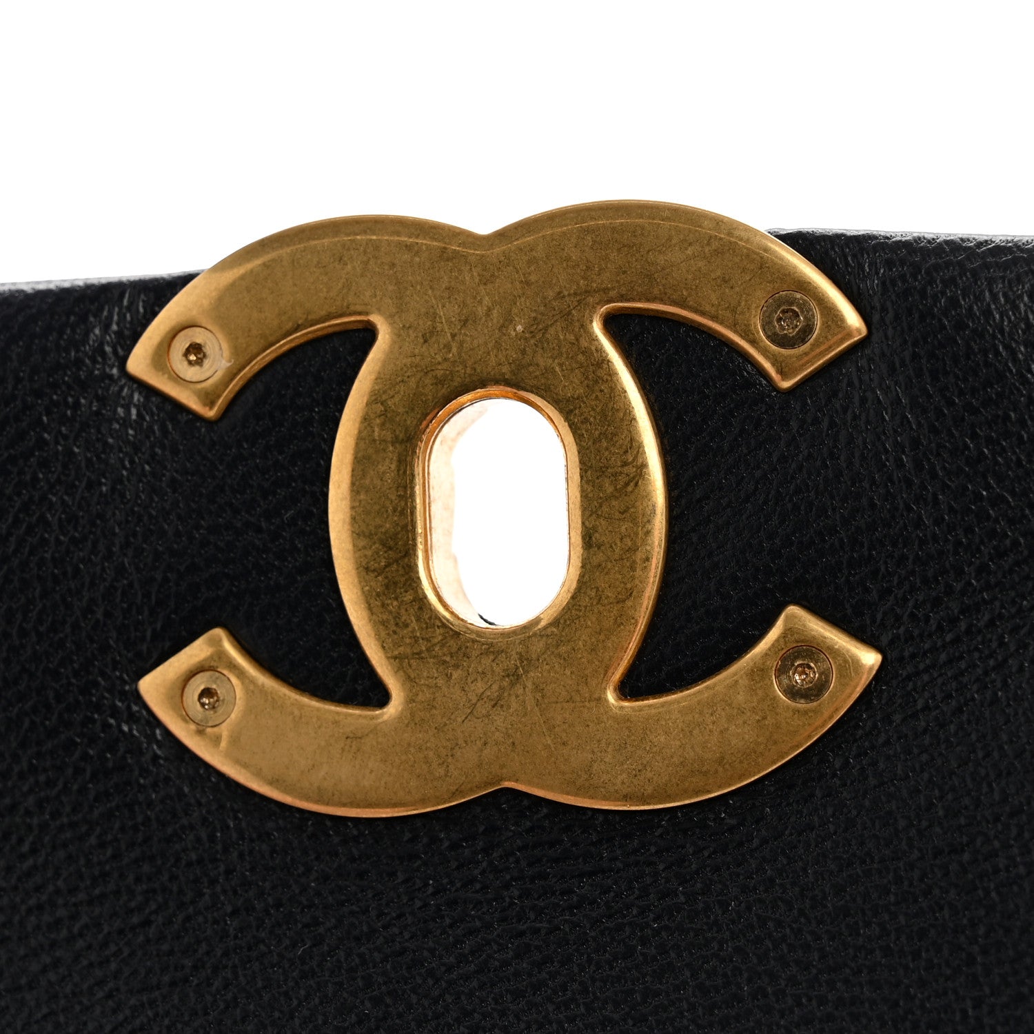 Goatskin Quilted Medium Chanel 19 Flap Navy Blue
