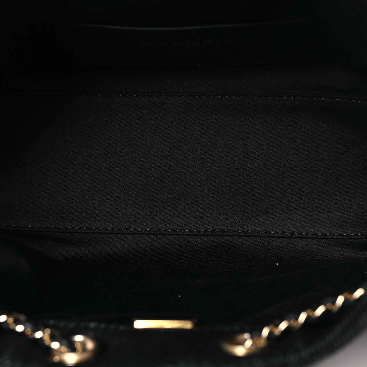 Denim Quilted Mini Chanel 25 Handbag Dark Blue