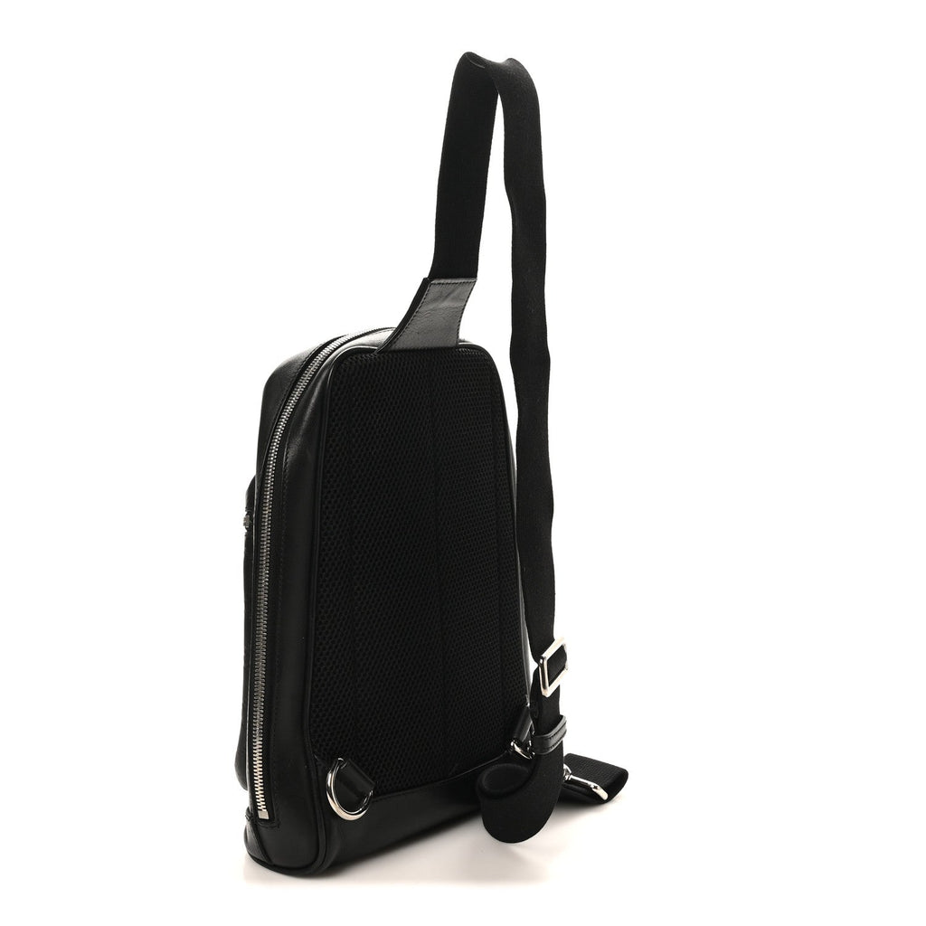 Guccissima Sling Backpack Black