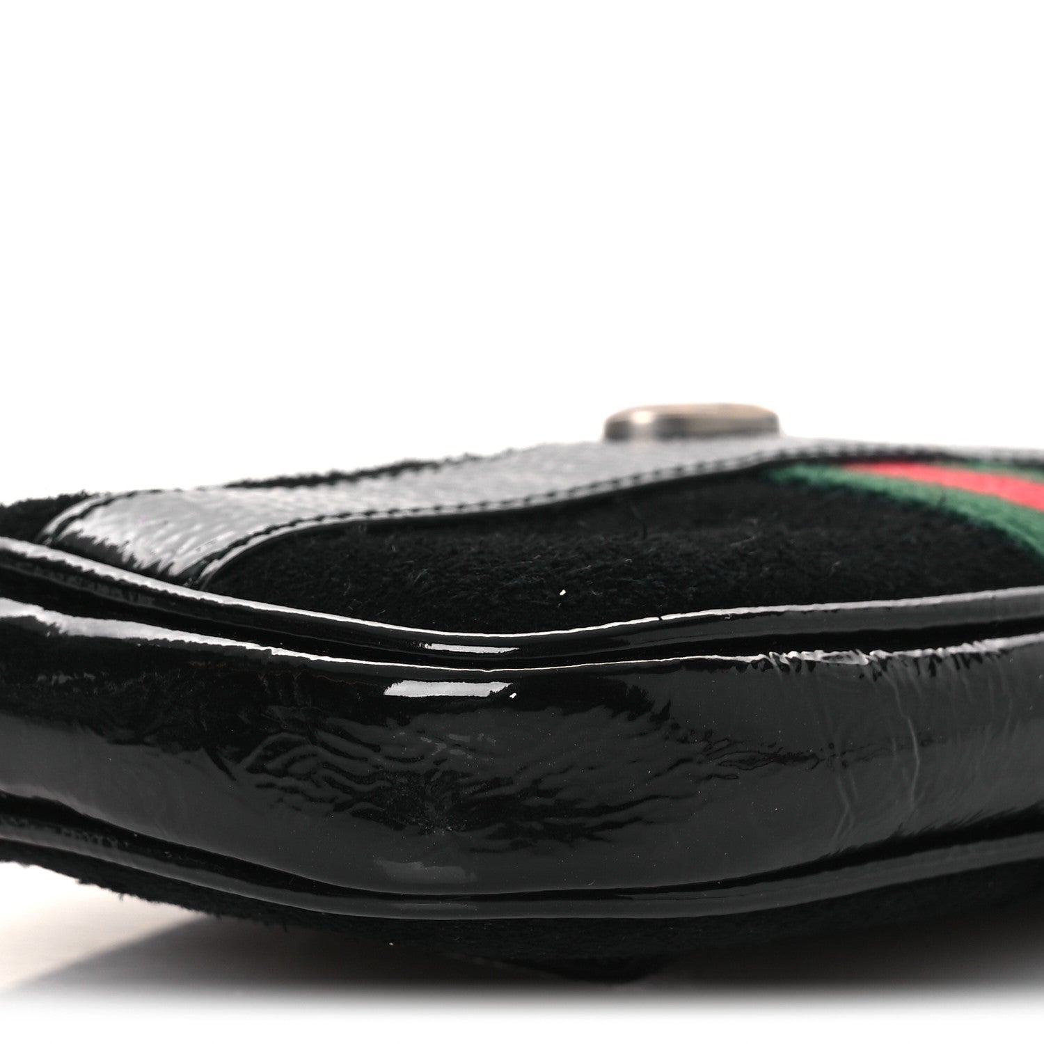Suede Patent Ophidia Belted iPhone Case 85 34 Black