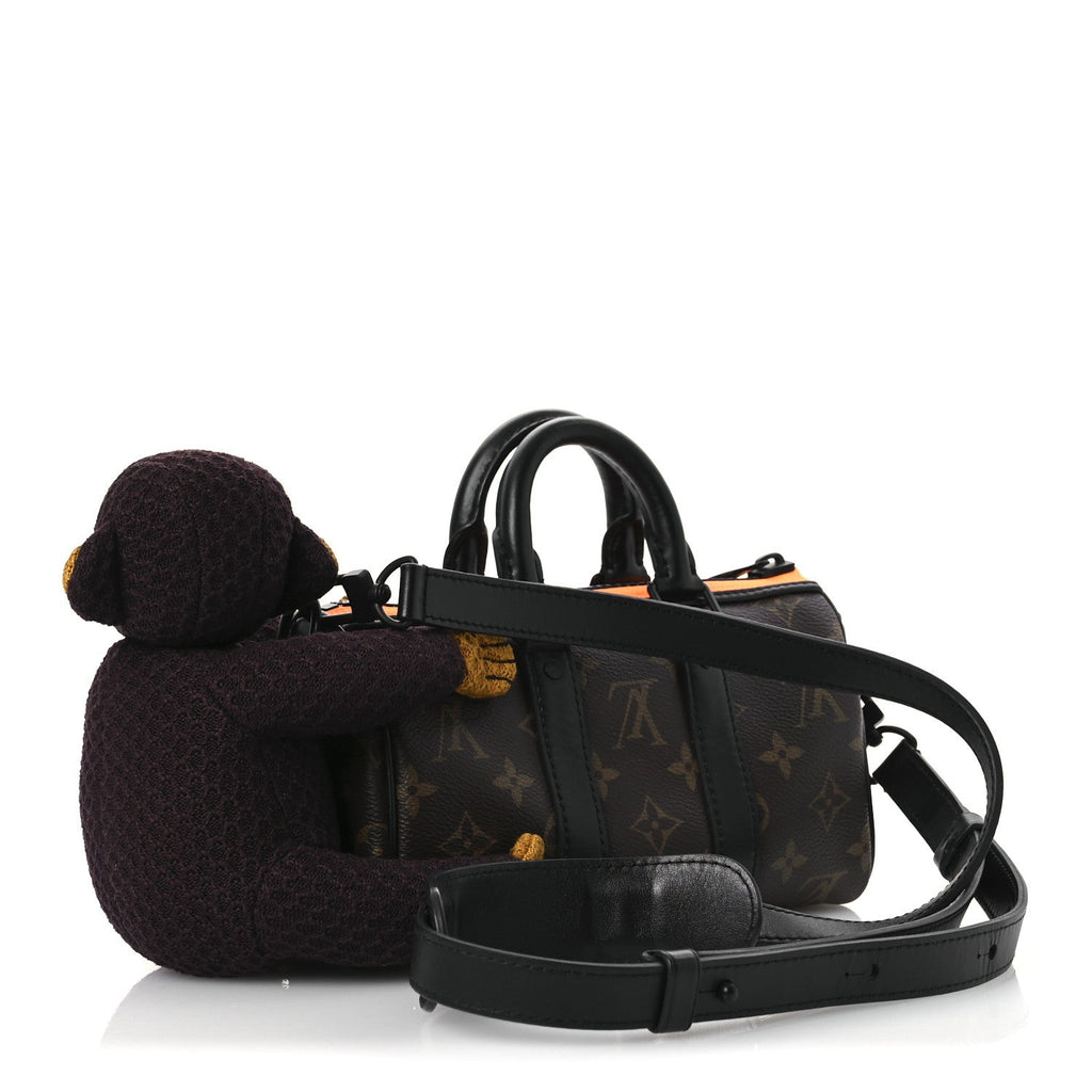 Monogram Monkey Puppet LV Friends Keepall XS