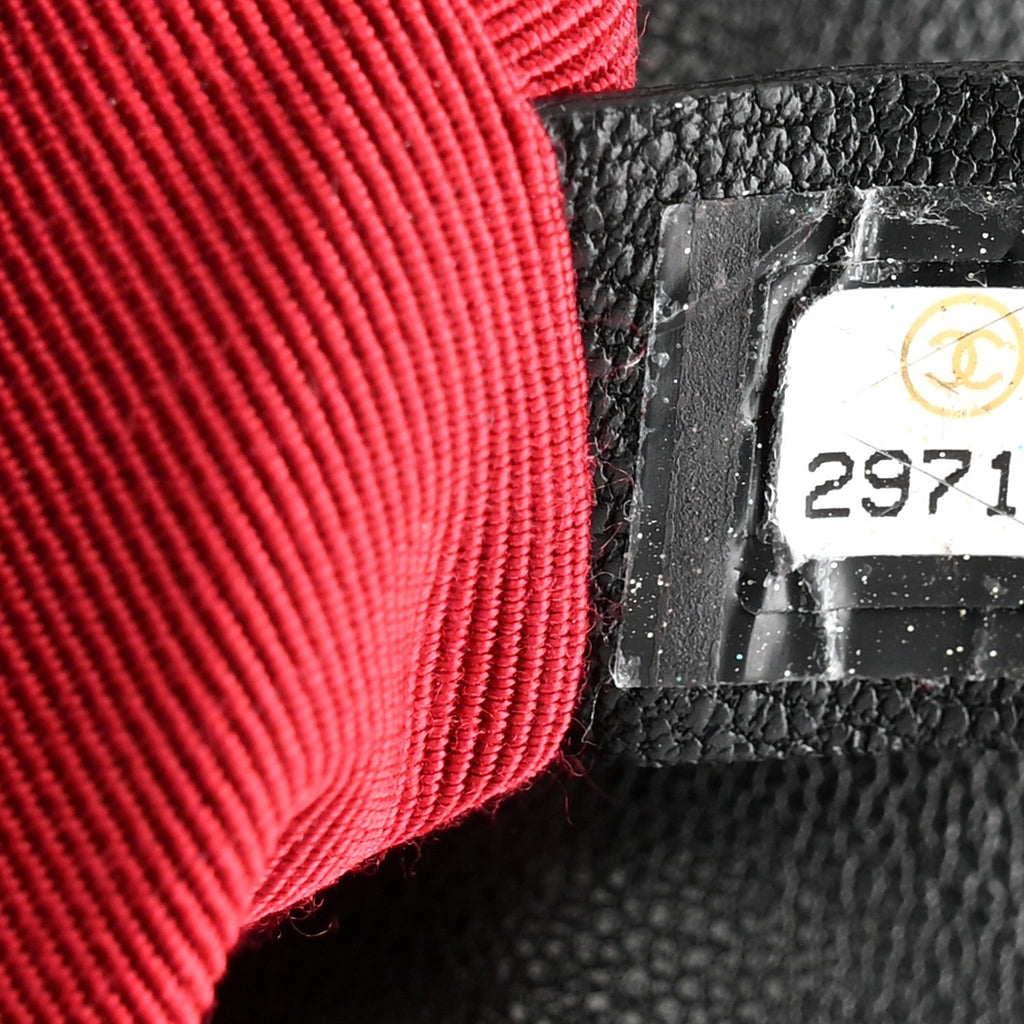 Goatskin Quilted Medium Chanel 19 Flap Black