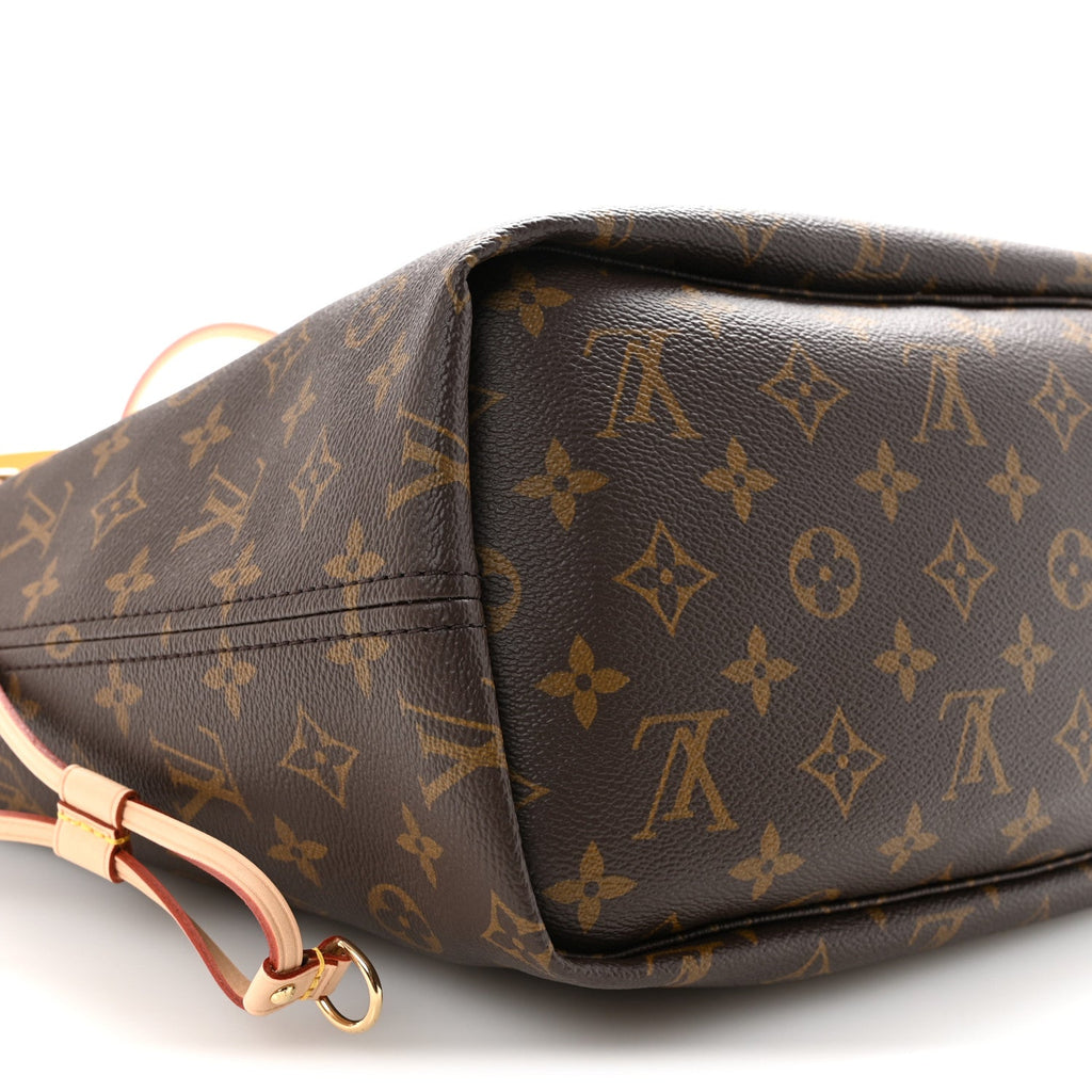 Monogram Inside Out Neverfull Bandouliere MM Jaune Safran
