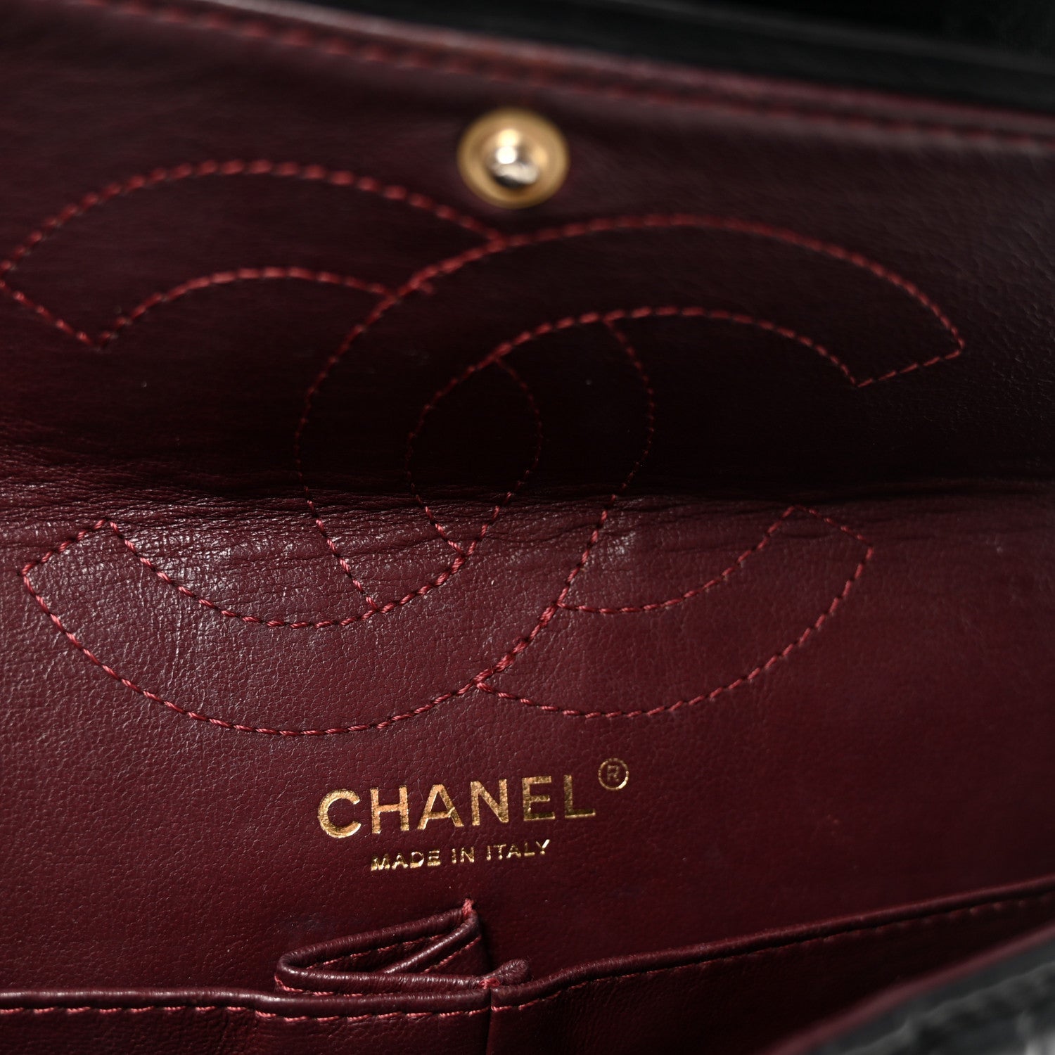 Aged Calfskin Quilted 2.55 Reissue 226 Flap Black