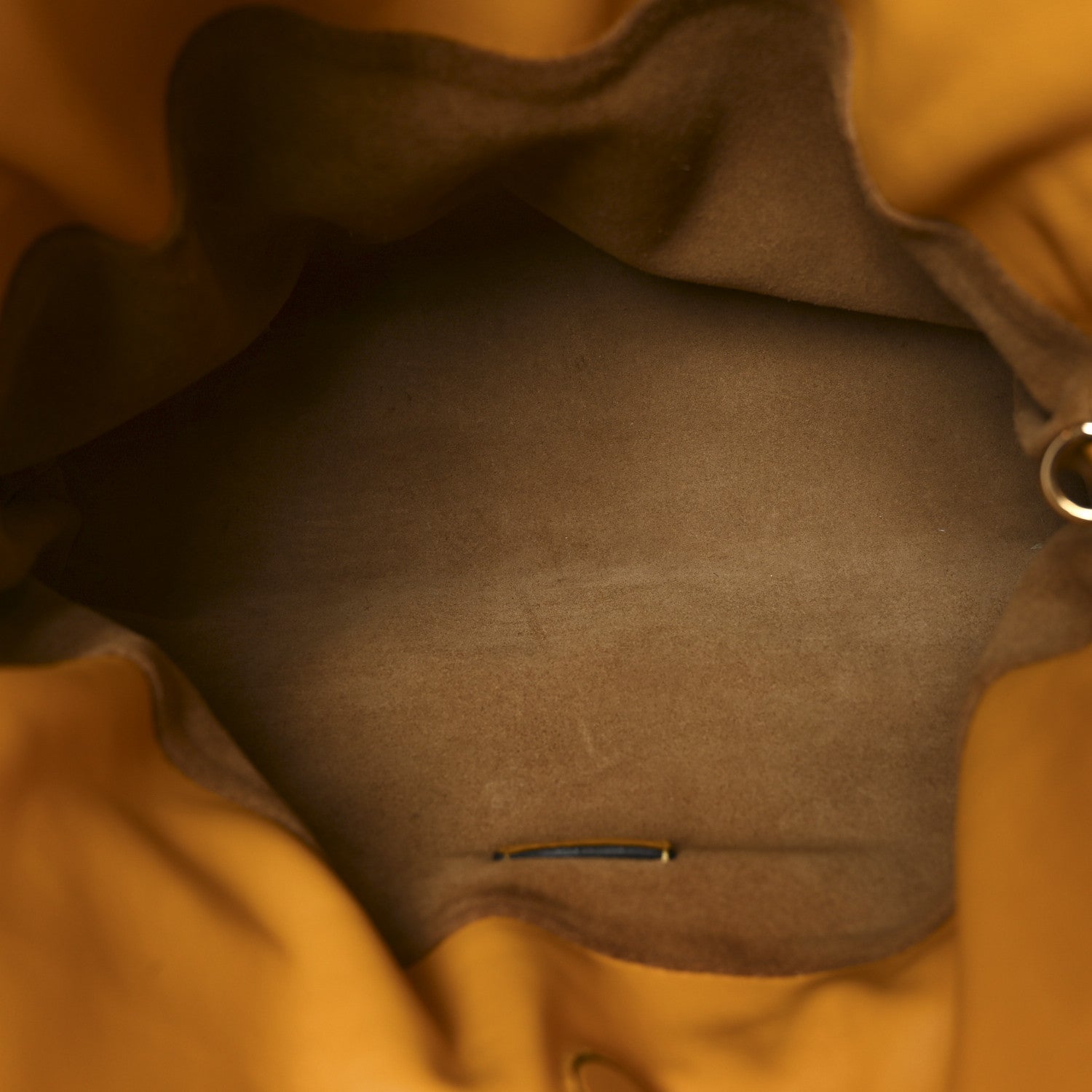 Nappa Medium Flamenco Knot Bag Mustard