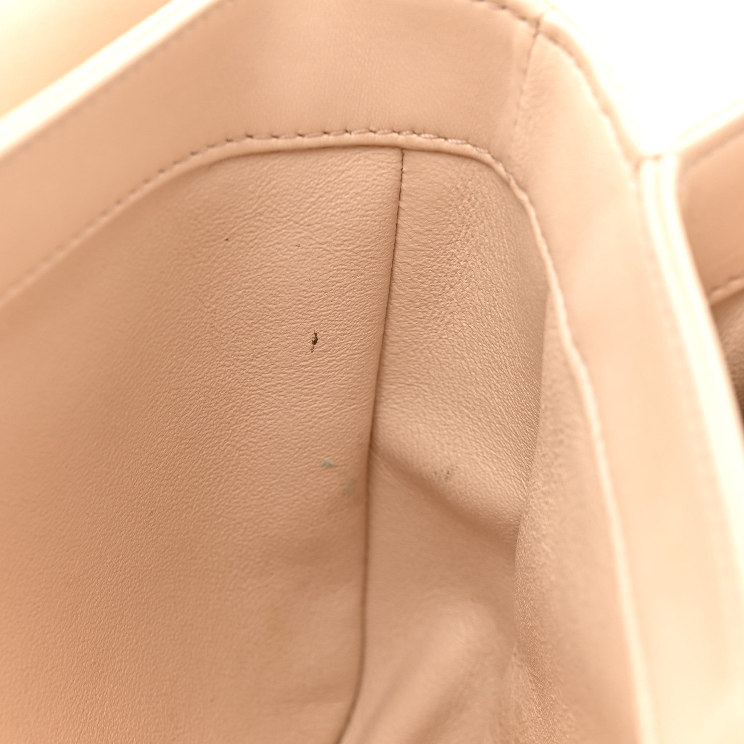 Lambskin Quilted Small Trendy CC Dual Handle Flap Bag Beige