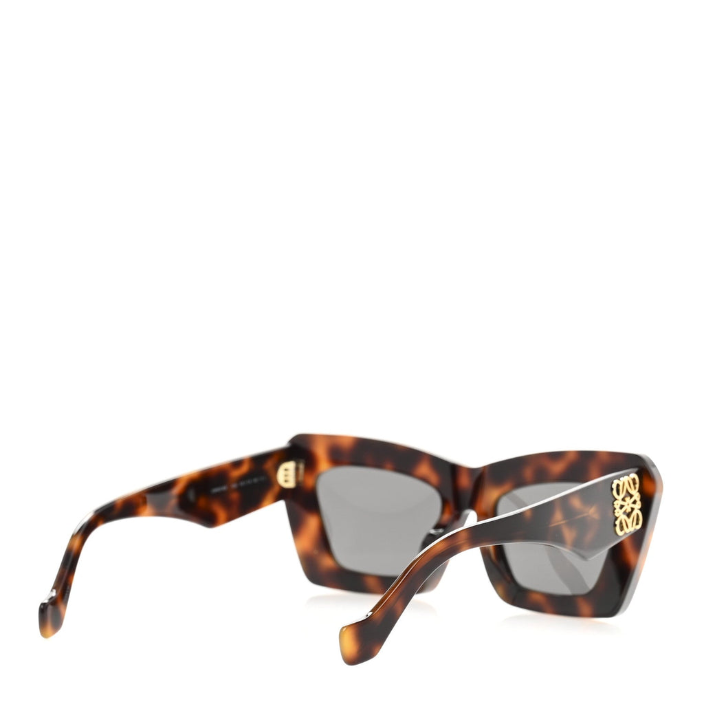 Acetate Anagram Cat Eye Sunglasses LW40145F Havana