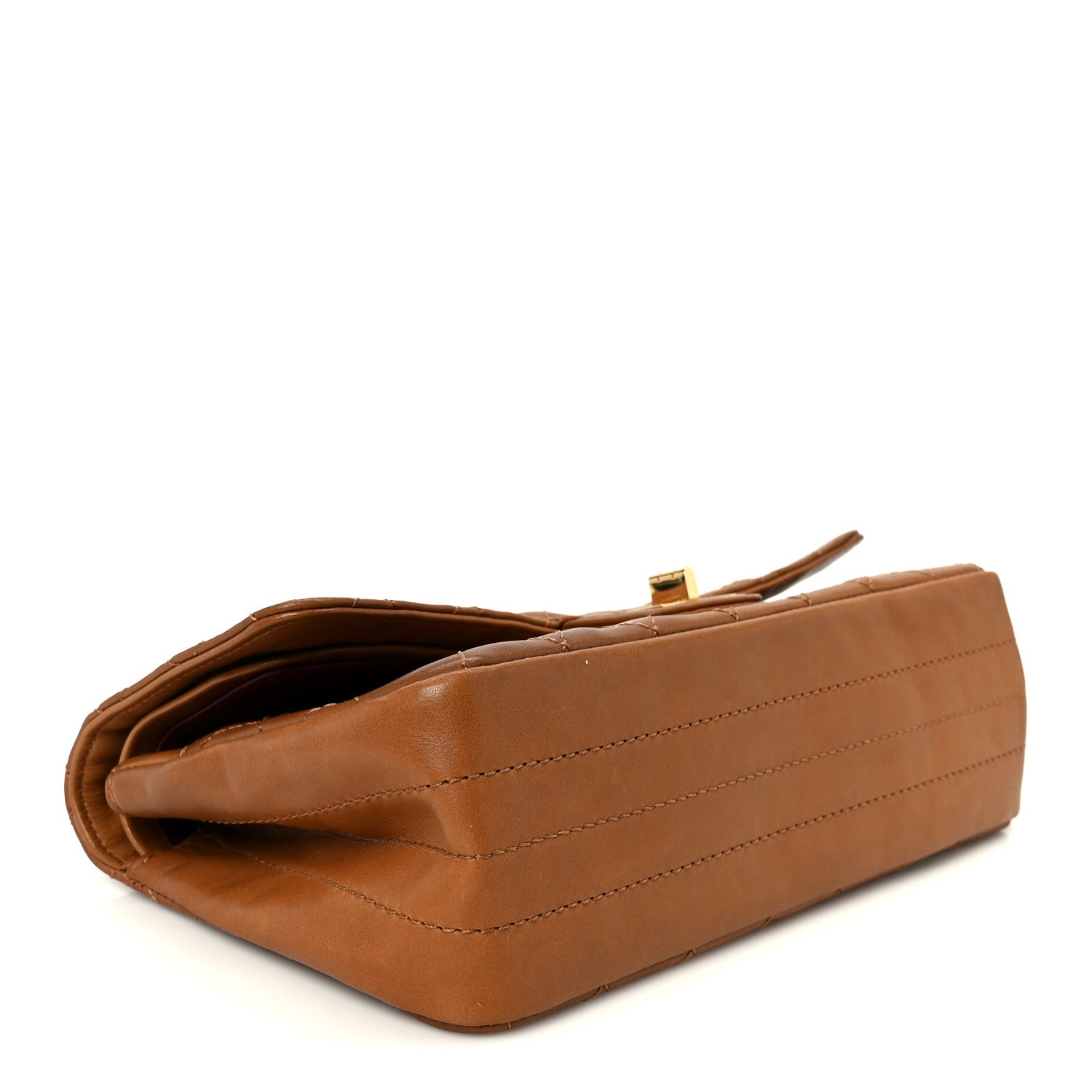 Lambskin Quilted Crush 2.55 Reissue 225 Flap Camel