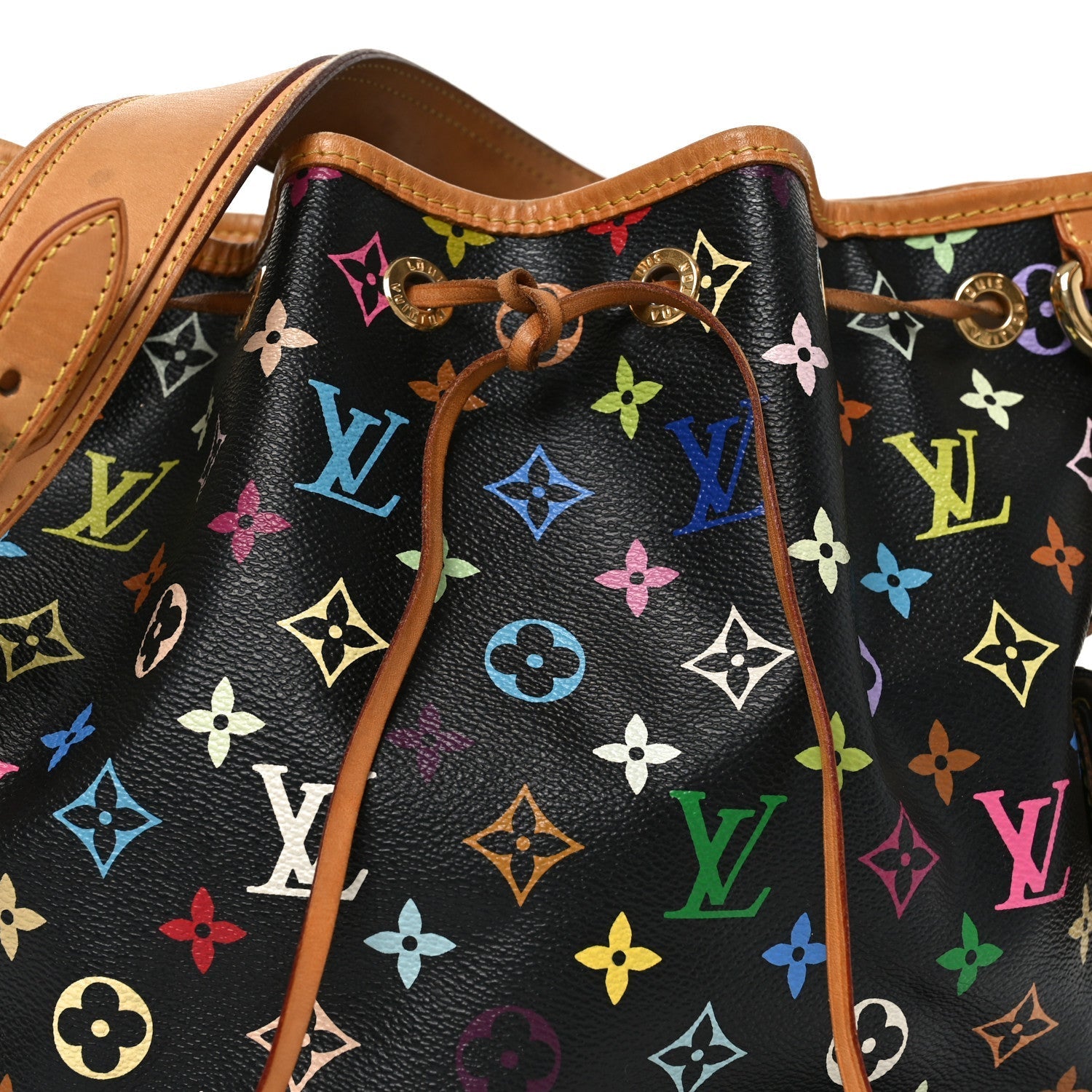 Monogram Multicolor Petit Noe Black