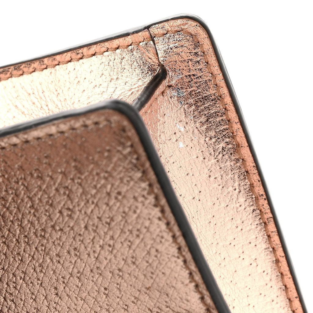 Metallic Calfskin Super Mini Dionysus Shoulder Bag Rose Gold