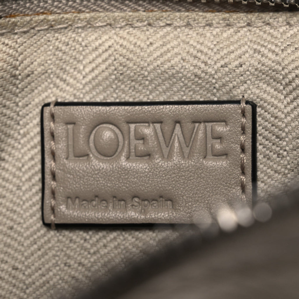 Grained Calfskin Small Puzzle Bag Sand