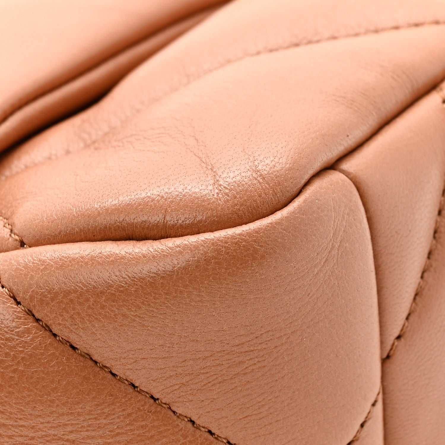 Lambskin Quilted Medium Chanel 19 Flap Brown
