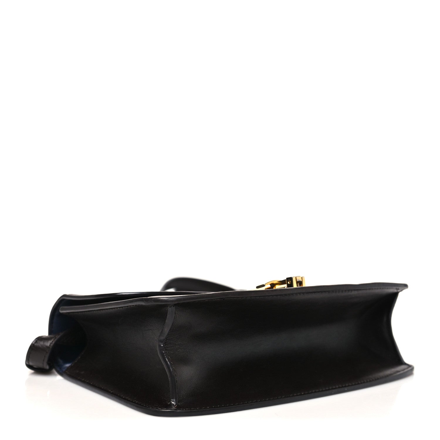 Sleek Calfskin The Sofia 8.75 Crossbody Dark Brown