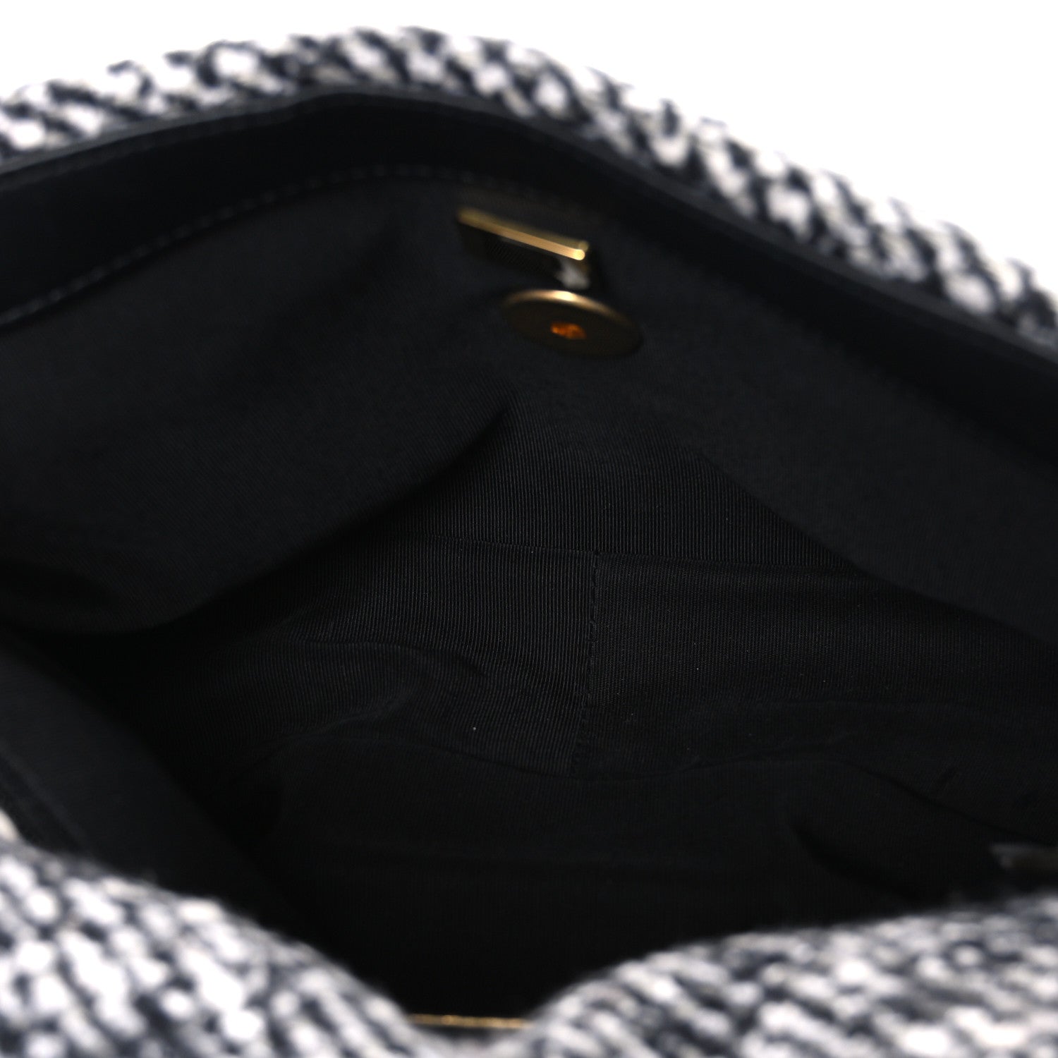 Tweed Quilted Medium Chanel 19 Flap Grey