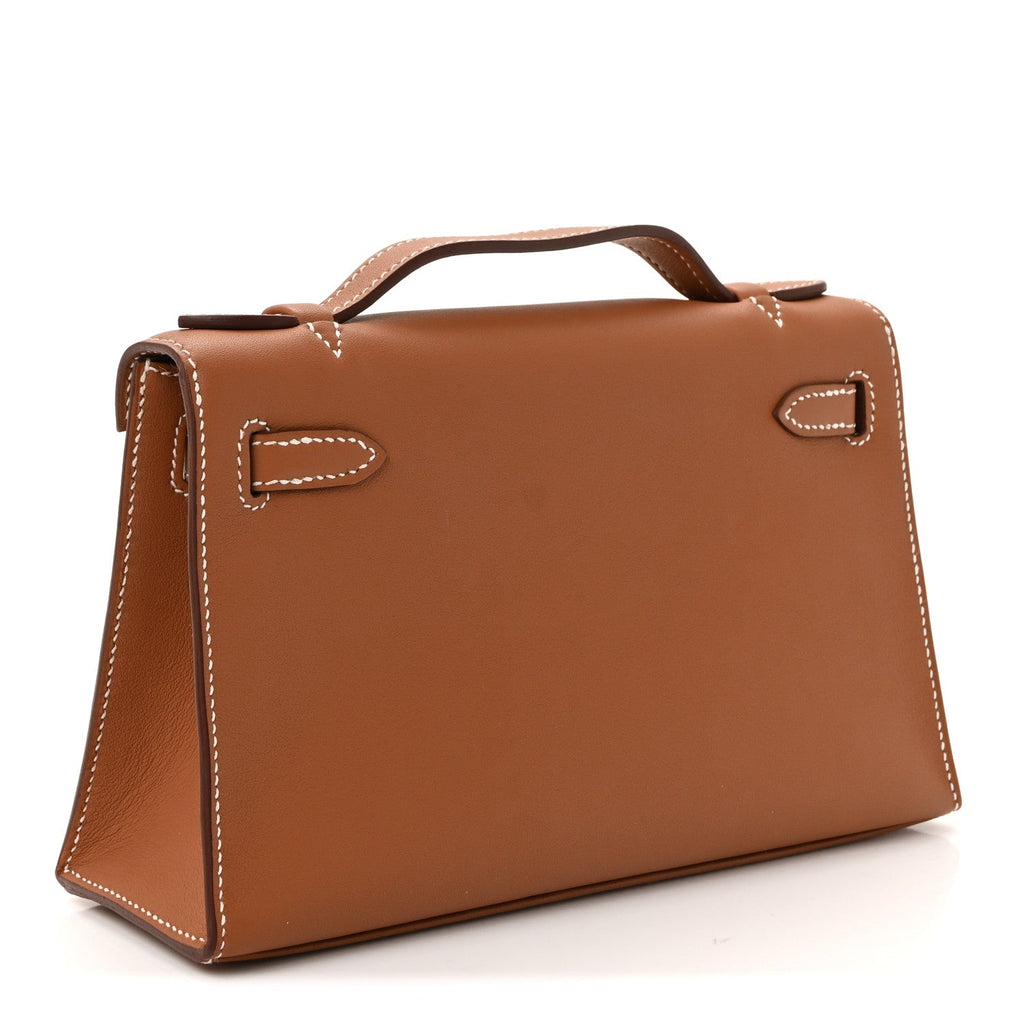 Swift Kelly Pochette Clutch Gold