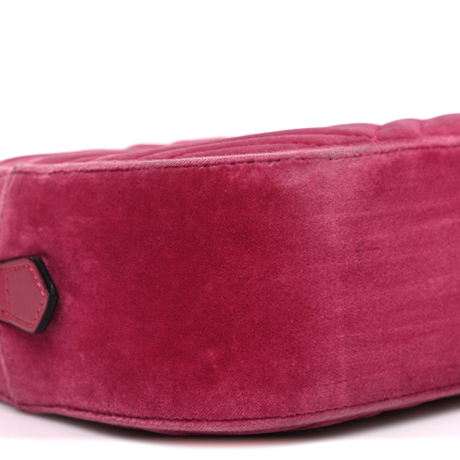 Velvet Matelasse Small GG Marmont Chain Shoulder Bag Light Raspberry Rose