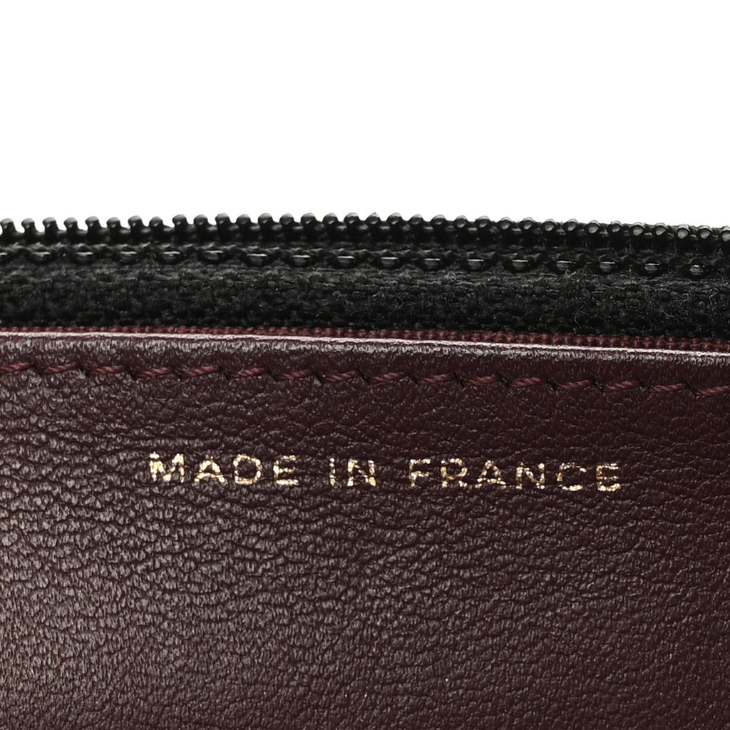 Aged Calfskin Lucky Charms 2.55 Reissue Wallet on Chain WOC Black