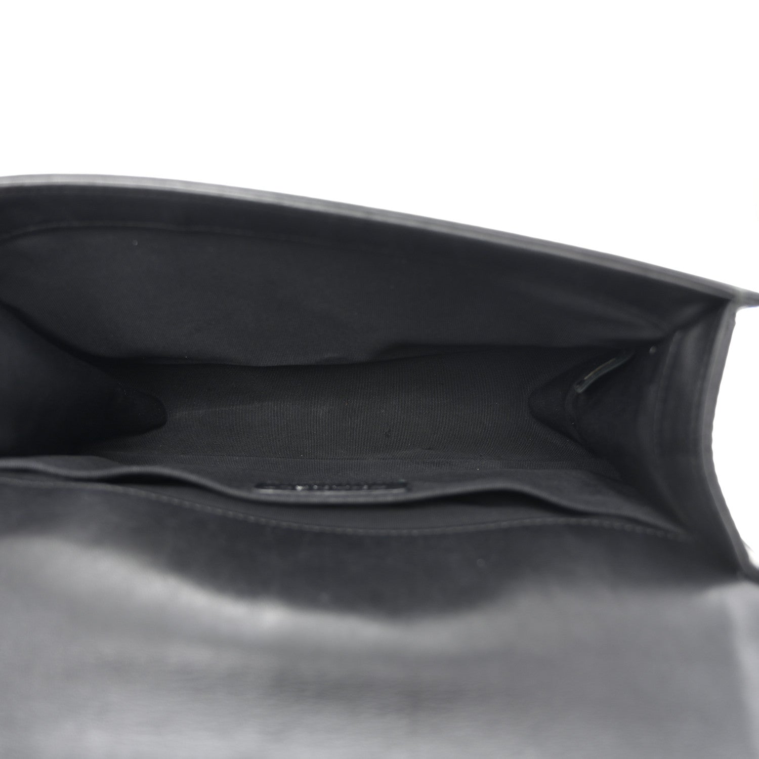 Lambskin Quilted Medium Boy Flap Black
