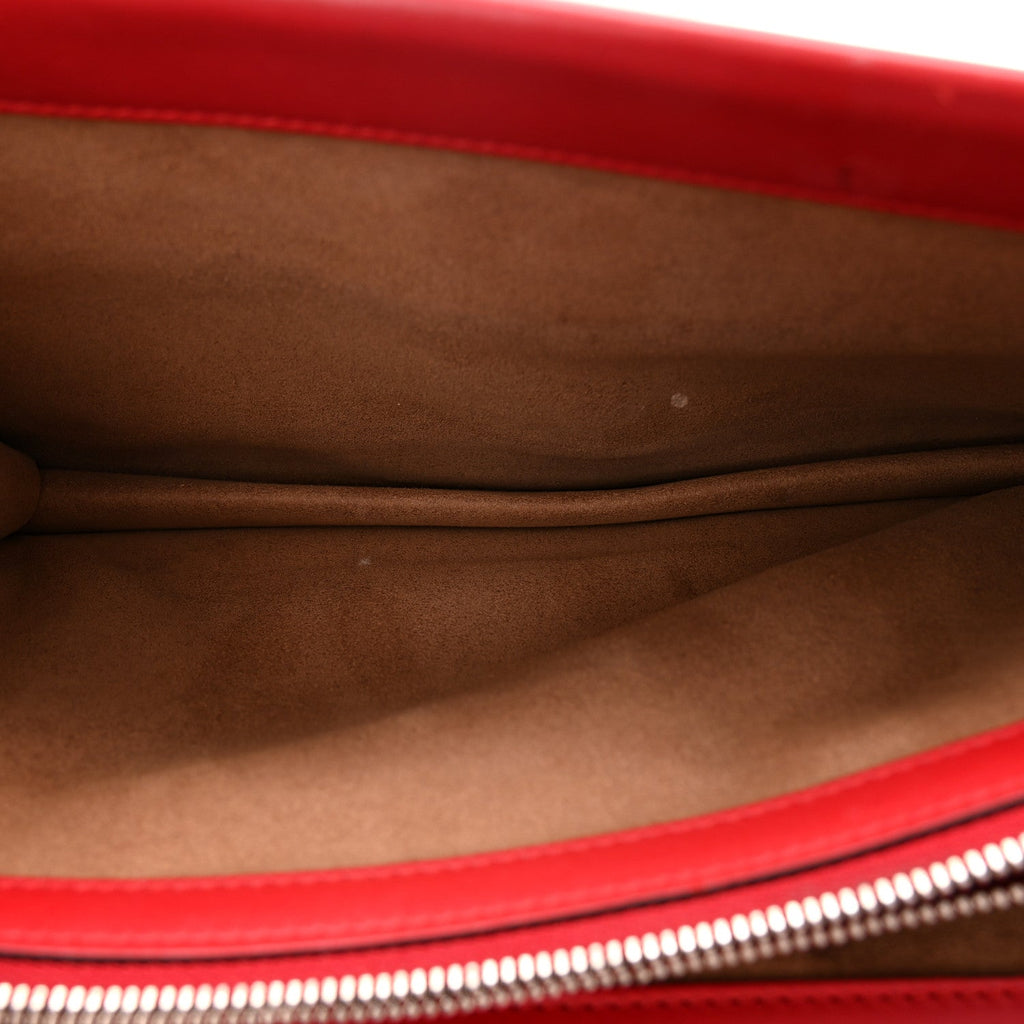 GG Supreme Monogram Arabesque Dionysus Shoulder Bag Hibiscus Red