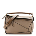 Grained Calfskin Small Puzzle Bag Sand Mink