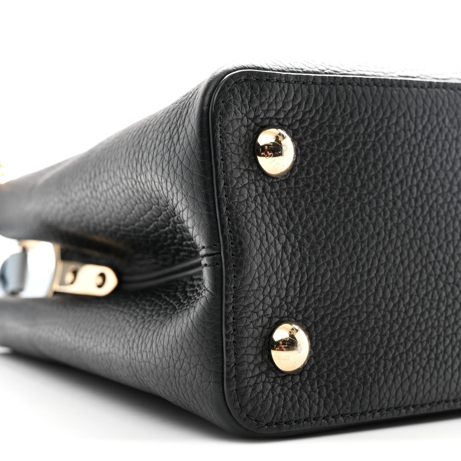 Taurillon Capucines MM Black Blue White