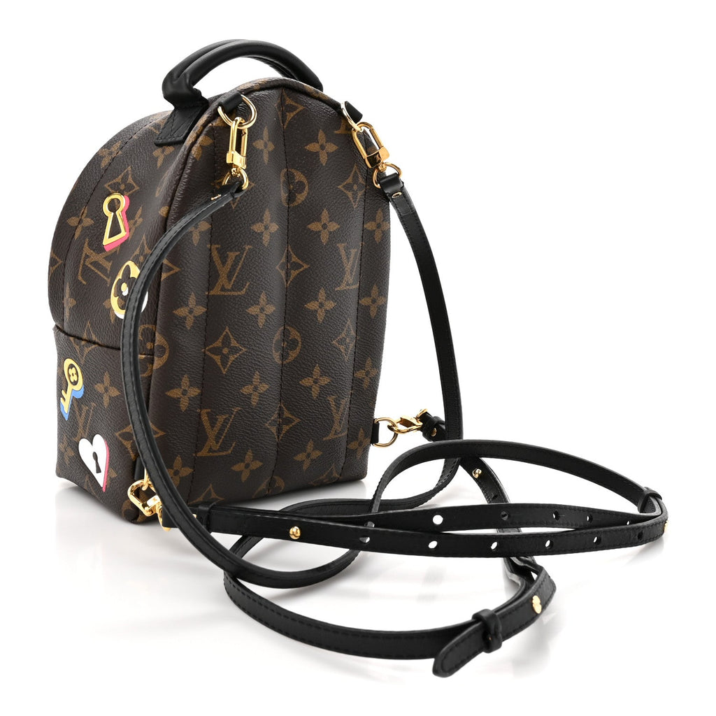 Monogram Love Lock Palm Springs Backpack Mini