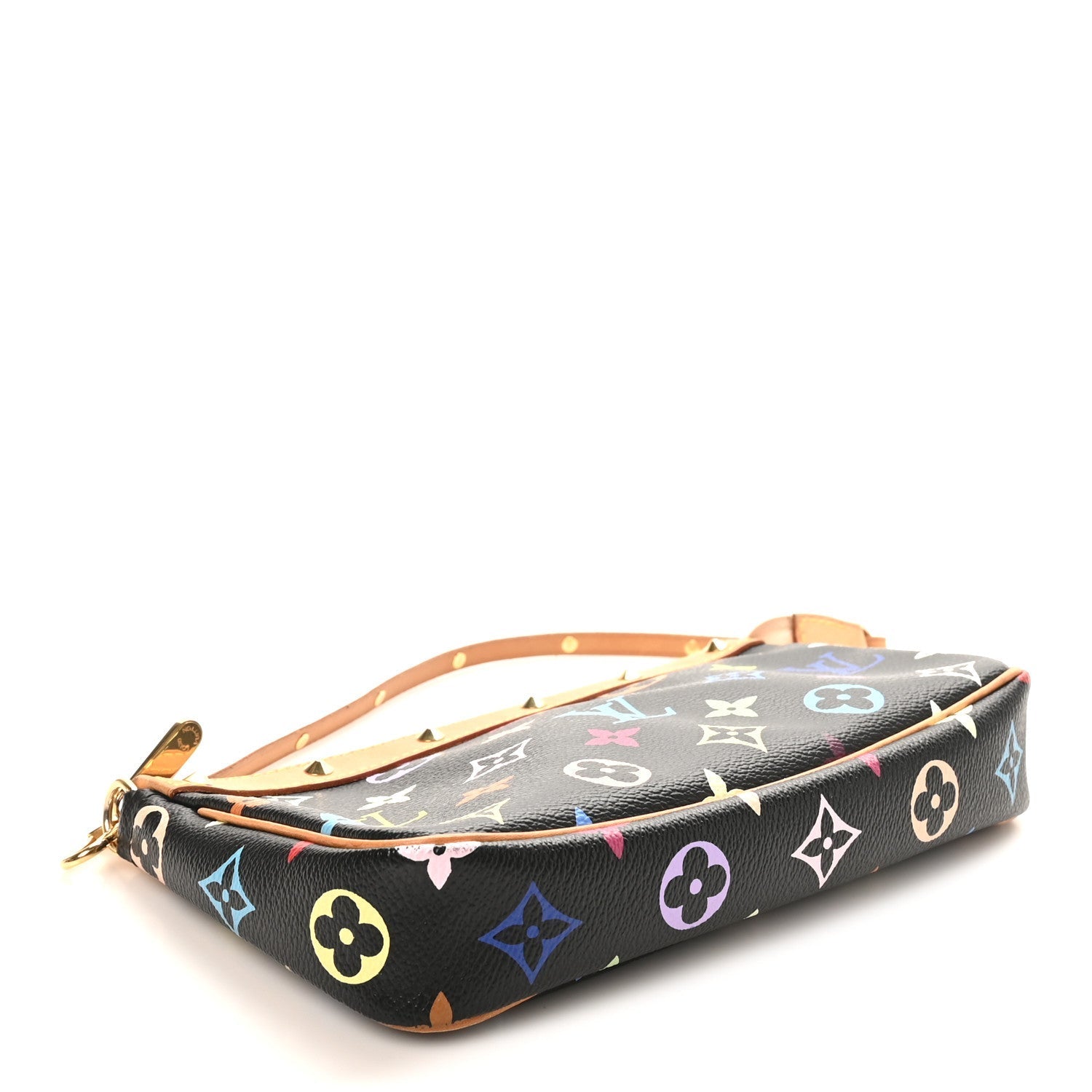Monogram Multicolor Pochette Accessories Black