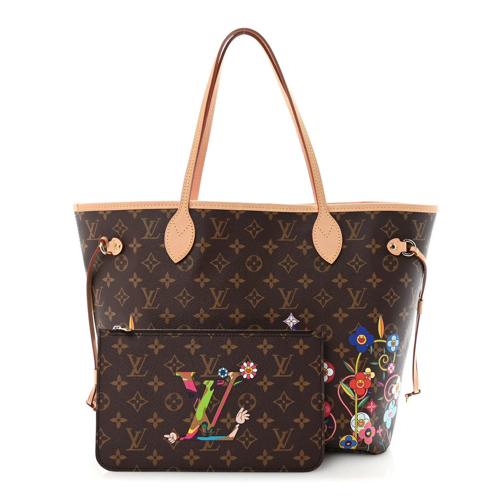 LV X TM Monogram Flowers Neverfull MM