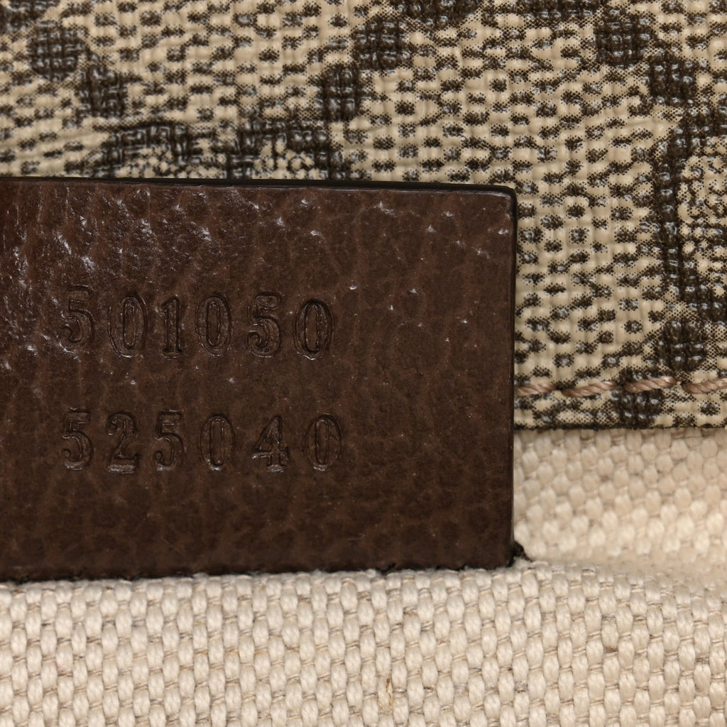 GG Supreme Monogram Web Small Neo Vintage Double Flap Messenger Bag Beige New Acero