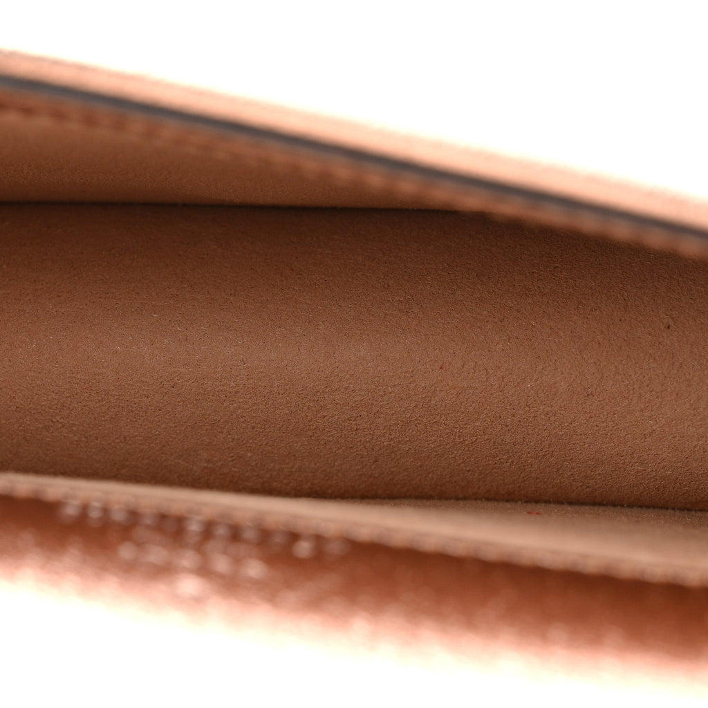 Metallic Calfskin Super Mini Dionysus Shoulder Bag Rose Gold