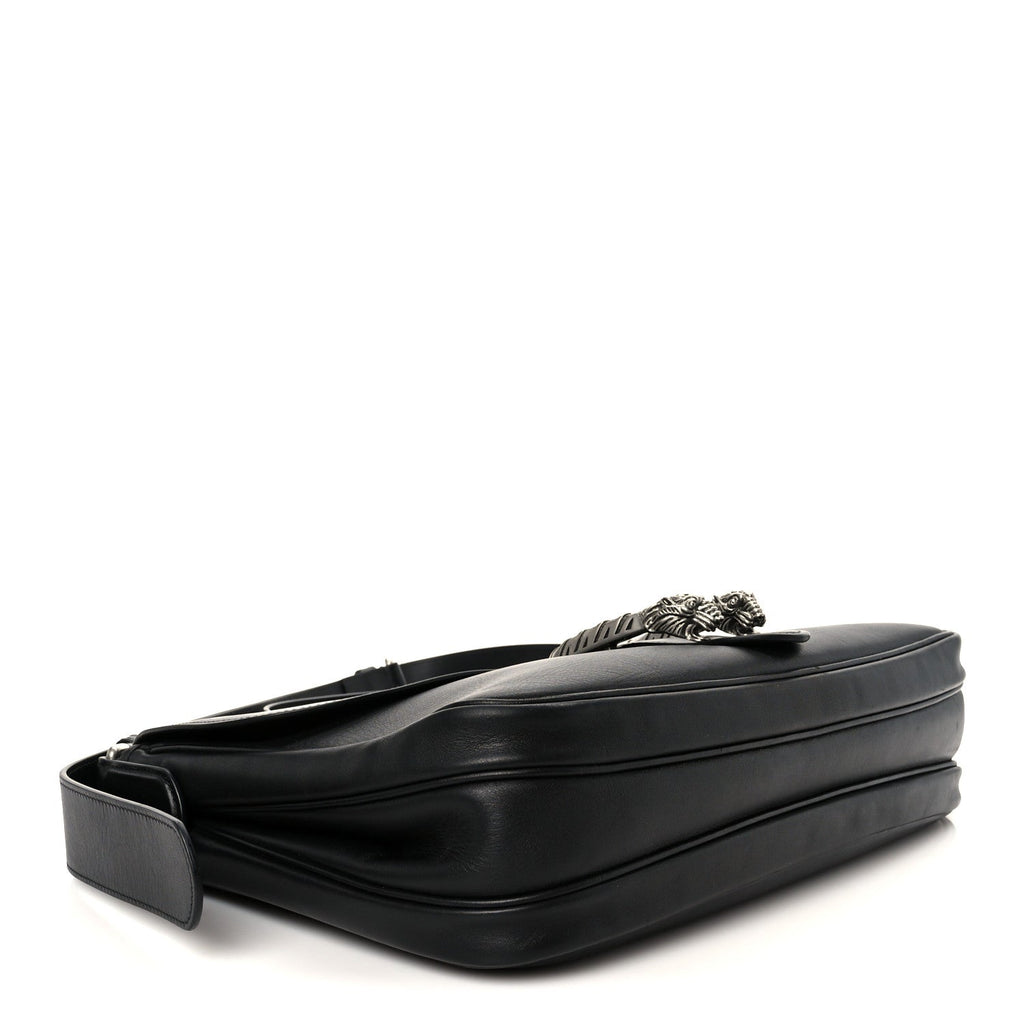 Calfskin Dionysus Messenger Bag Black