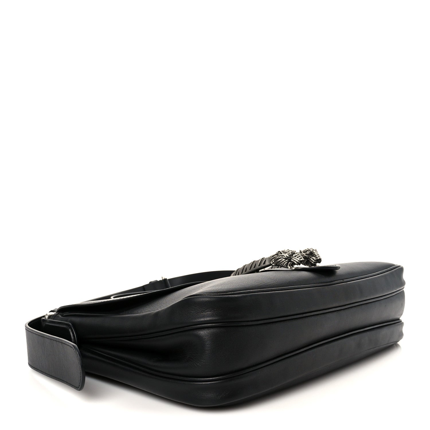 Calfskin Dionysus Messenger Bag Black