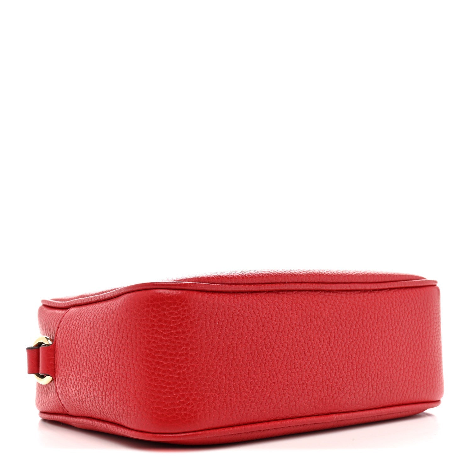 Pebbled Calfskin Small Soho Disco Bag Tabasco Red