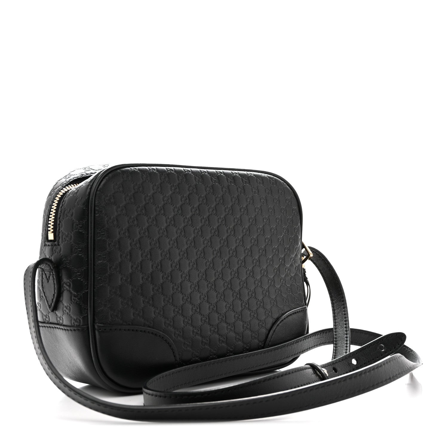 Microguccissima Mini Bree Messenger Bag Black