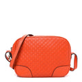 Soft Microguccissima Mini Bree Messenger Bag Sun Orange