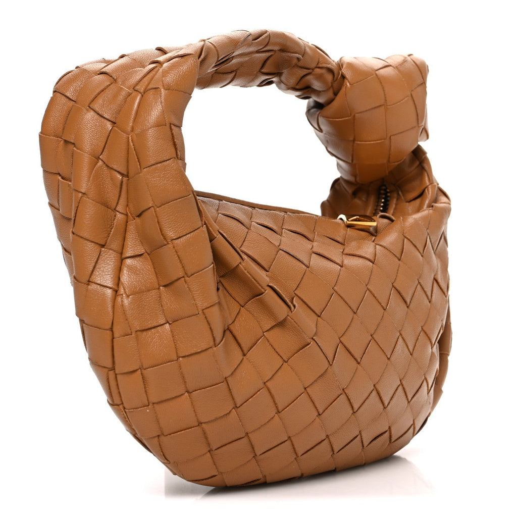 Nappa Intrecciato Mini Jodie Caramel